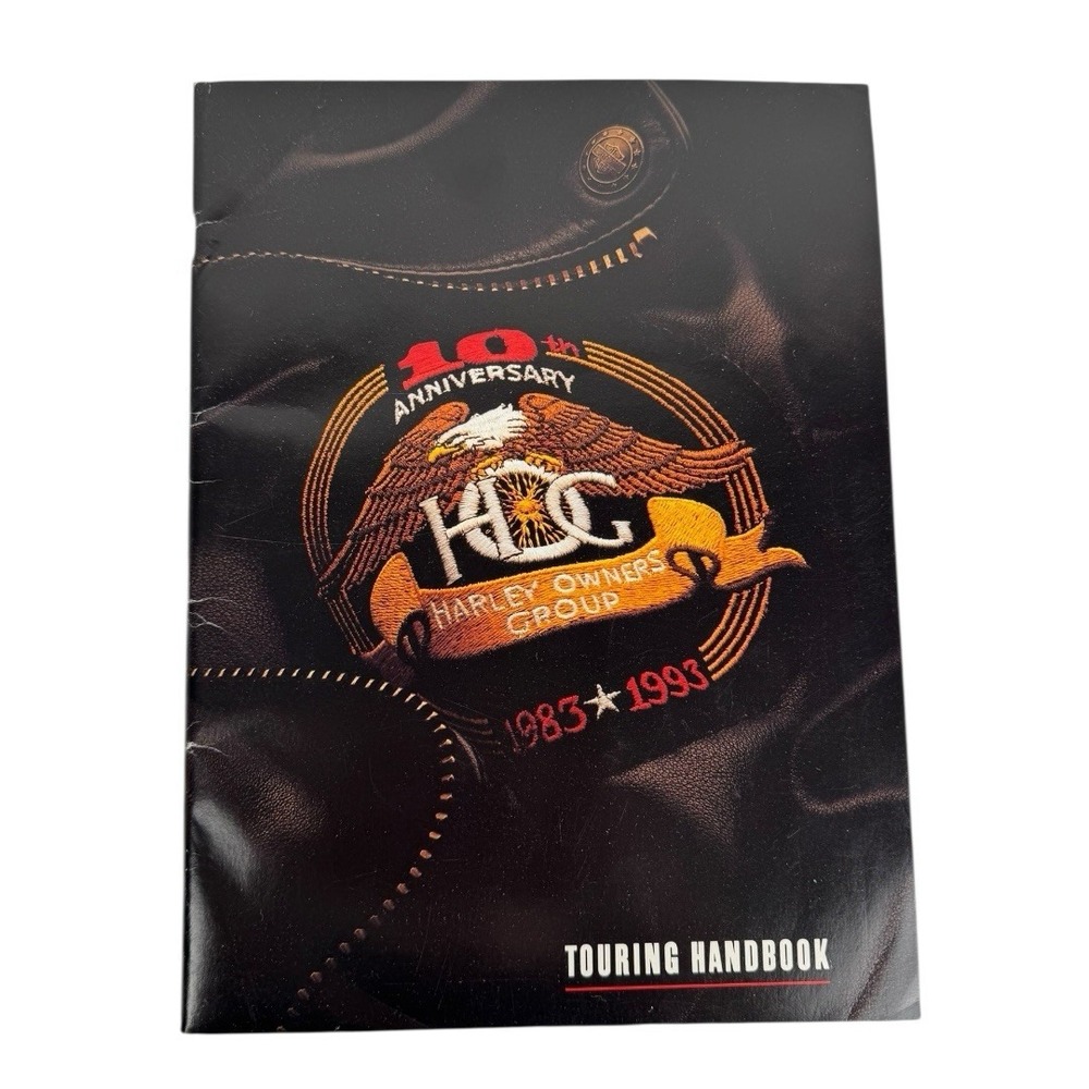 1993 Harley Davidson 10th Anniversary Touring Handbook A18G